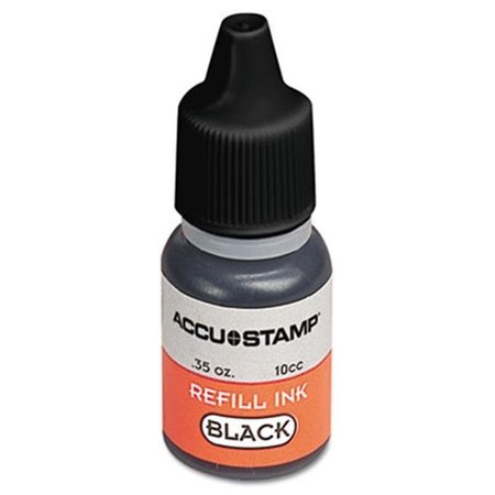 CONSOLIDATED STAMP MFG Consolidated Stamp 090684 ACCU-STAMP Gel Ink Refill; Black; 0.35 oz Bottle 90684